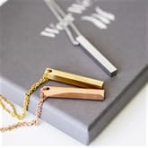 Thumbnail 1 - Personalised Bar Necklace