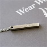 Thumbnail 7 - Personalised Bar Necklace