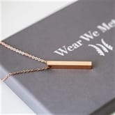 Thumbnail 8 - Personalised Bar Necklace