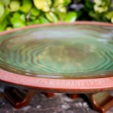 Thumbnail 10 - Terracotta Bird Bath with William Blake Quote