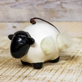 Thumbnail 5 - Hanging Ceramic Sheep With Wool 