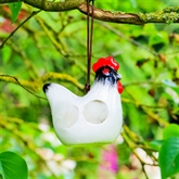 Thumbnail 1 - Hanging Ceramic Chicken with Wool