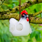 Thumbnail 5 - Hanging Ceramic Chicken with Wool