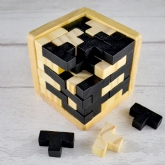 Thumbnail 4 - Wooden Cube Puzzle with T Shape Pieces