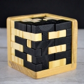 Thumbnail 8 - Wooden Cube Puzzle with T Shape Pieces