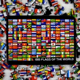 Thumbnail 3 - Flags of the World Test Tube Micro Jigsaw Puzzle