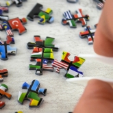 Thumbnail 4 - Flags of the World Test Tube Micro Jigsaw Puzzle