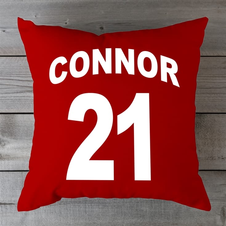Personalised Football Shirt Cushion