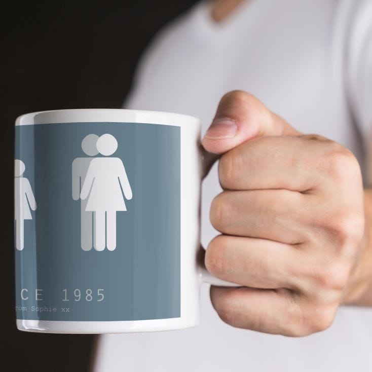 Personalised 'Dad By My Side' Mug
