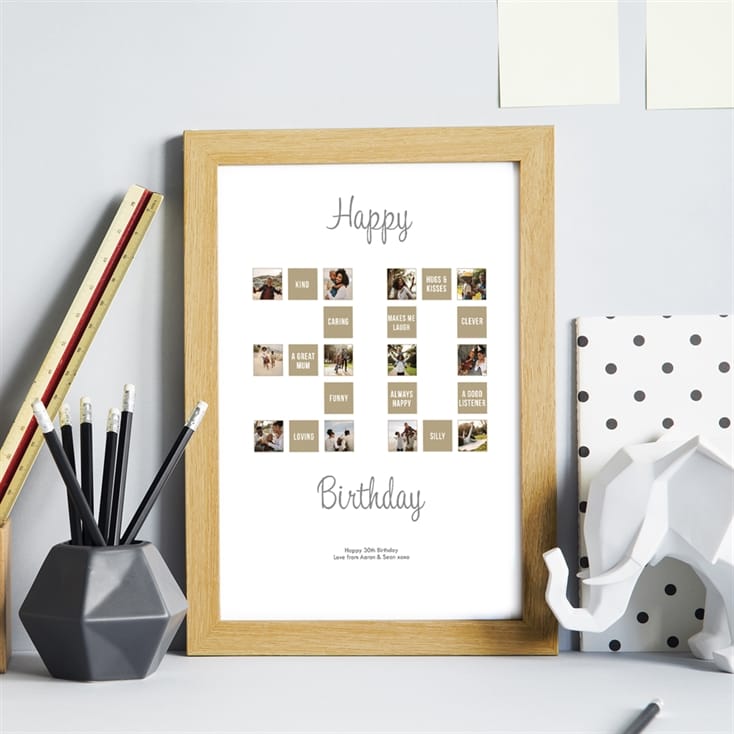 Personalised 30th Special Birthday Print
