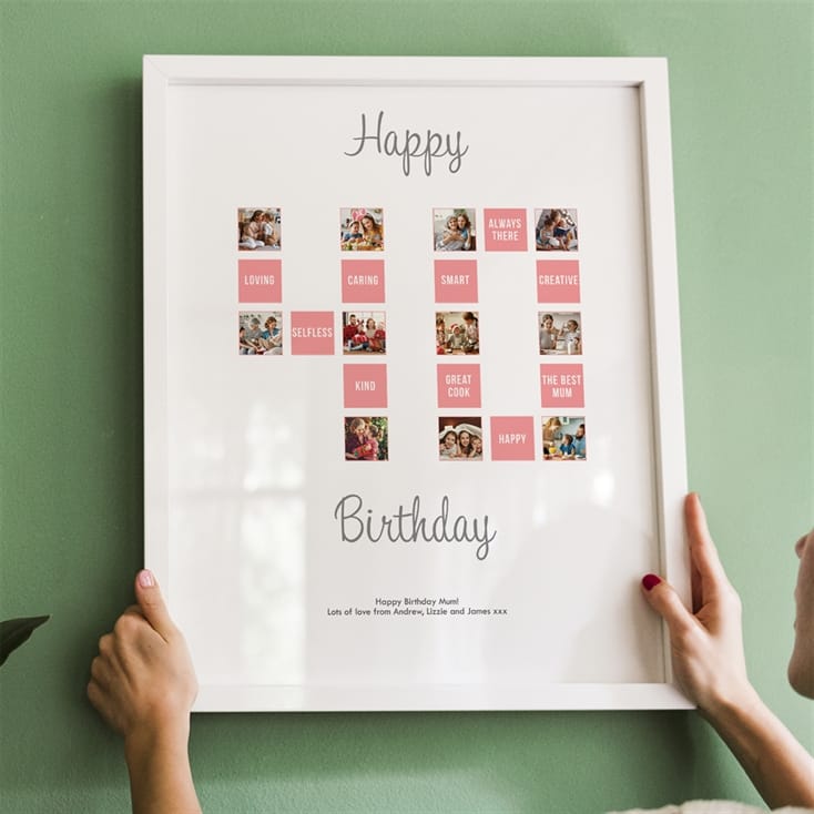 Personalised 40th Special Birthday Print Find Me A Gift