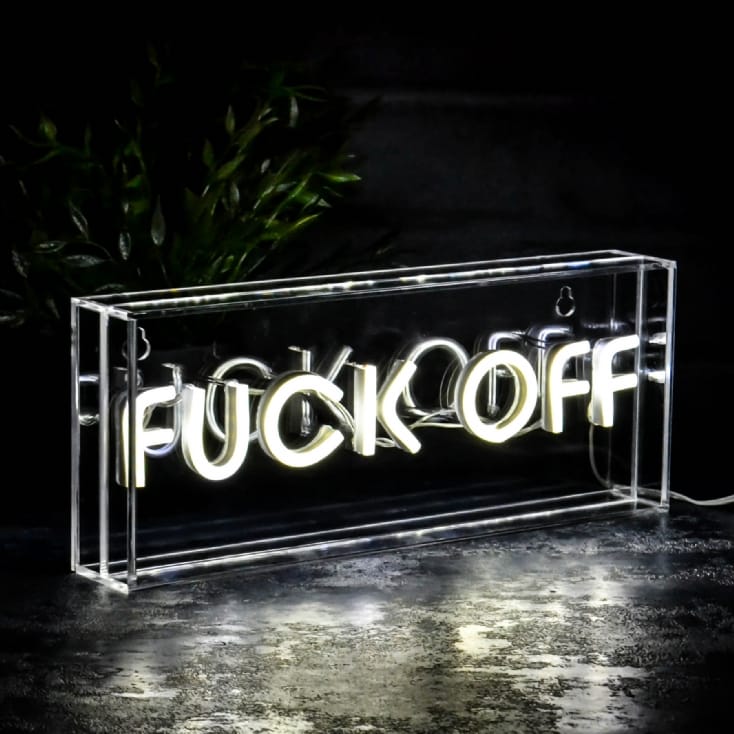 Neon light box clearance