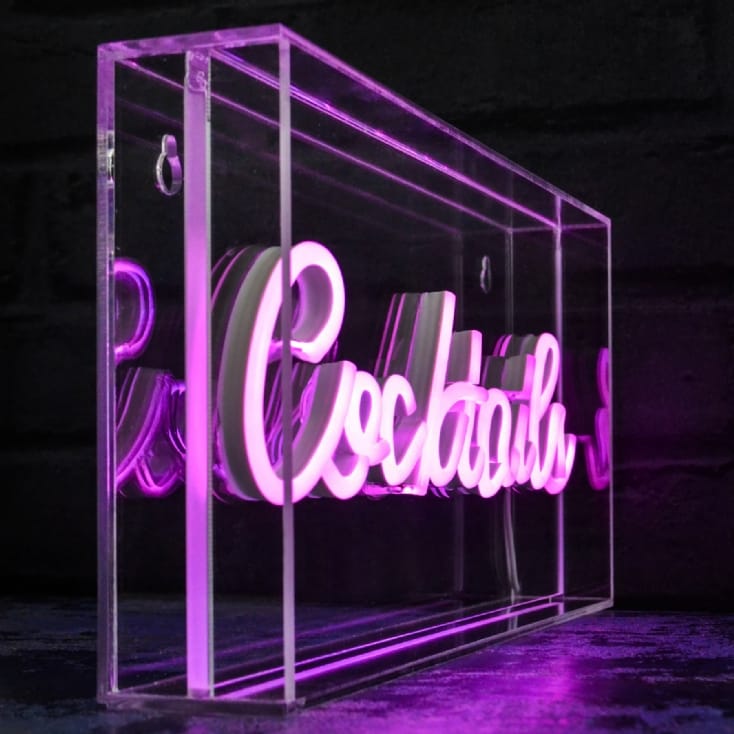 Cocktails Neon Wall Light