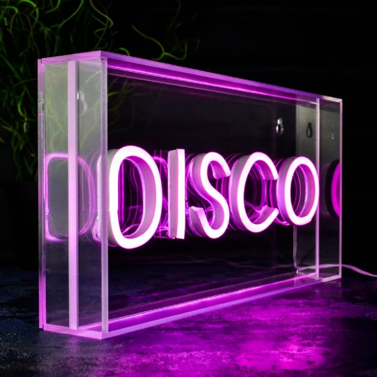 DISCO Neon Wall Light Box