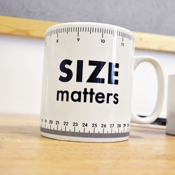 Size Matters Giant Mug