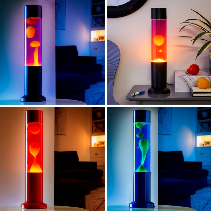 Orange and sales blue lava lamp