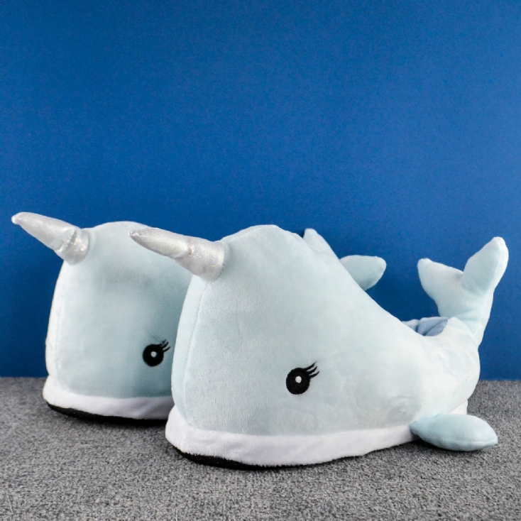Narwhal LED Light Up Slippers | Find Me A Gift
