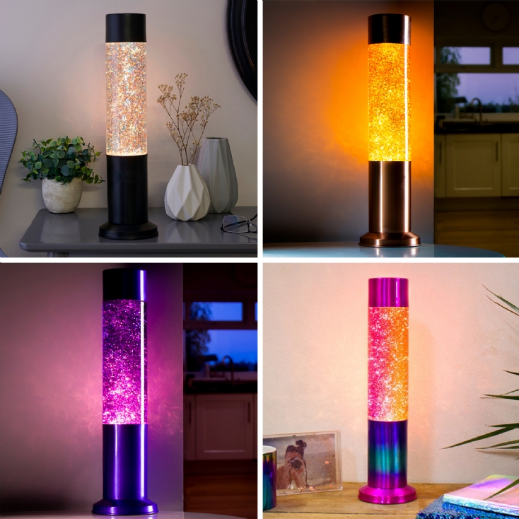 Nova glitter shop lamp