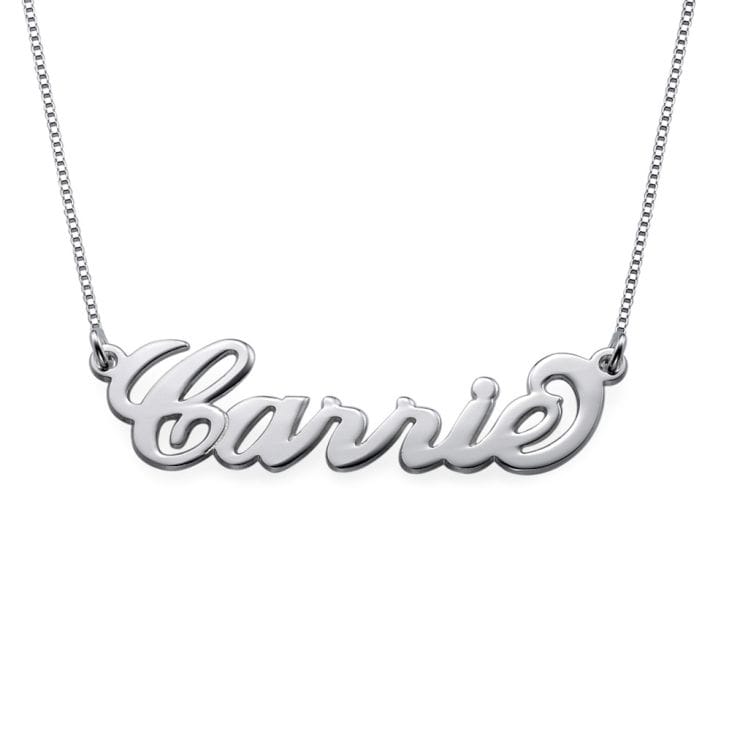 Personalised Silver Name Necklace