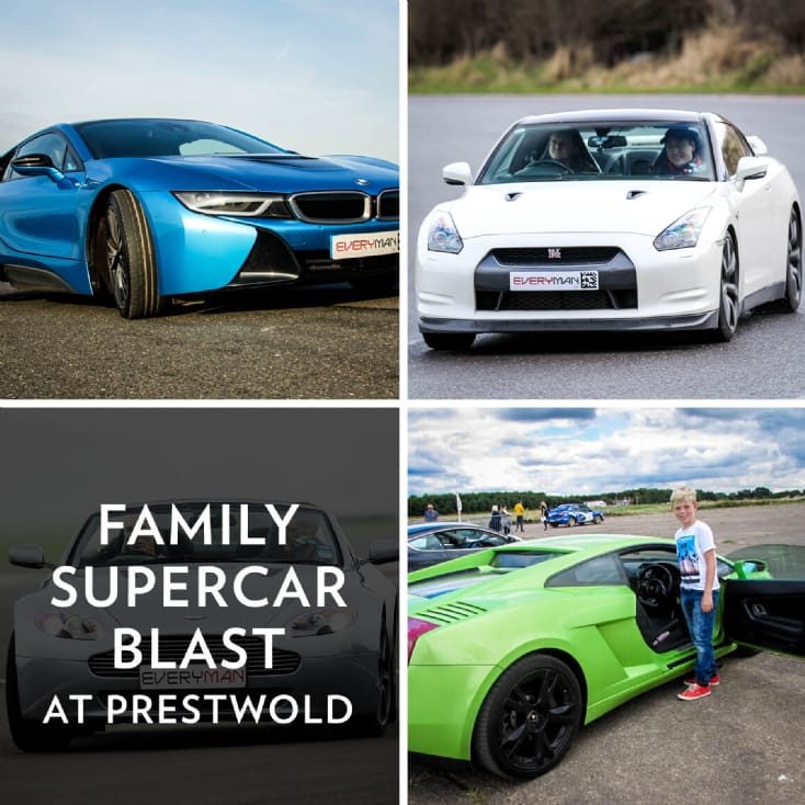 Family Supercar Blast at Prestwold Driving Centre