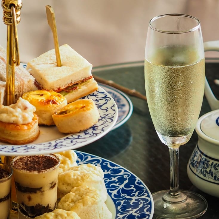 Entrance to Markshall Estate with Afternoon Tea for 2 with Prosecco