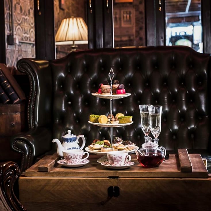 Afternoon Tea for Two with Bottomless Bubbly and Cocktails at Map Maison