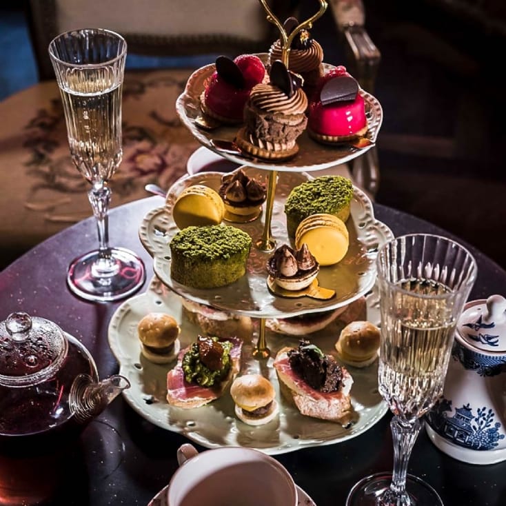 Afternoon Tea for Two with Bottomless Bubbly and Cocktails at Map Maison