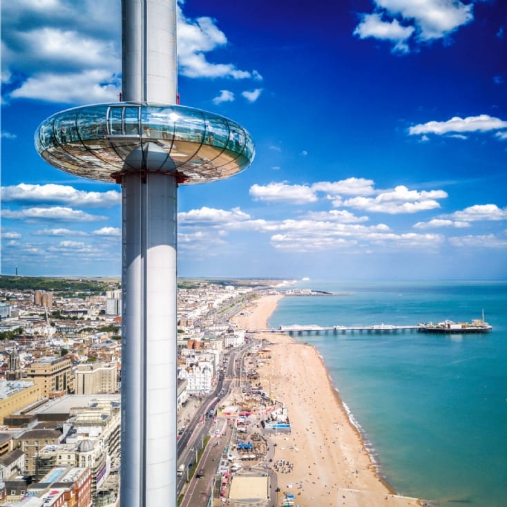 Brighton Afternoon Tea for Two with British Airways i360 Flight