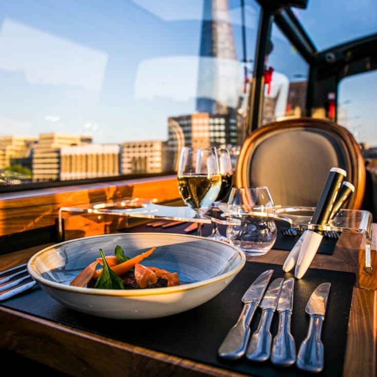 Four Course Lunch for Two at Bustronome London