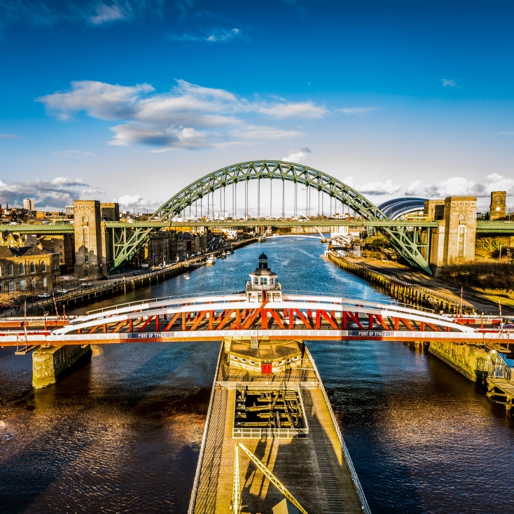 Extended Newcastle City & Angel of the North Helicopter Tours