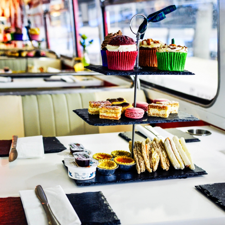 Scottish City Red Bus Bistro Sparkling Afternoon Tea and Tour for Two
