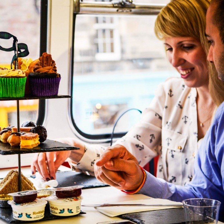 Scottish Red Bus Bistro Sparkling Afternoon Tea for Two