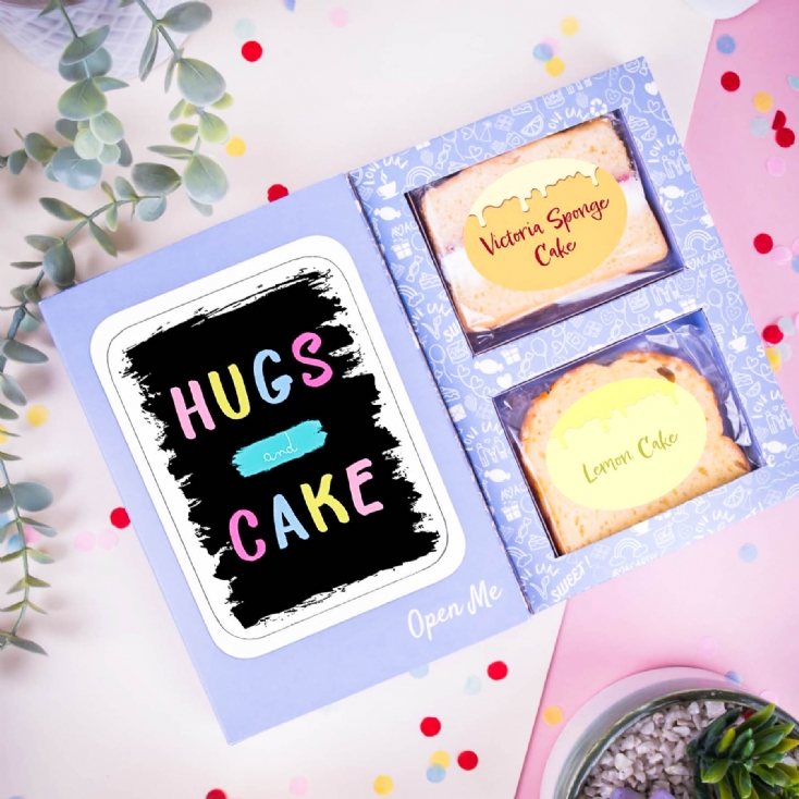 Personalised Hugs and Cake - Cake in a Card