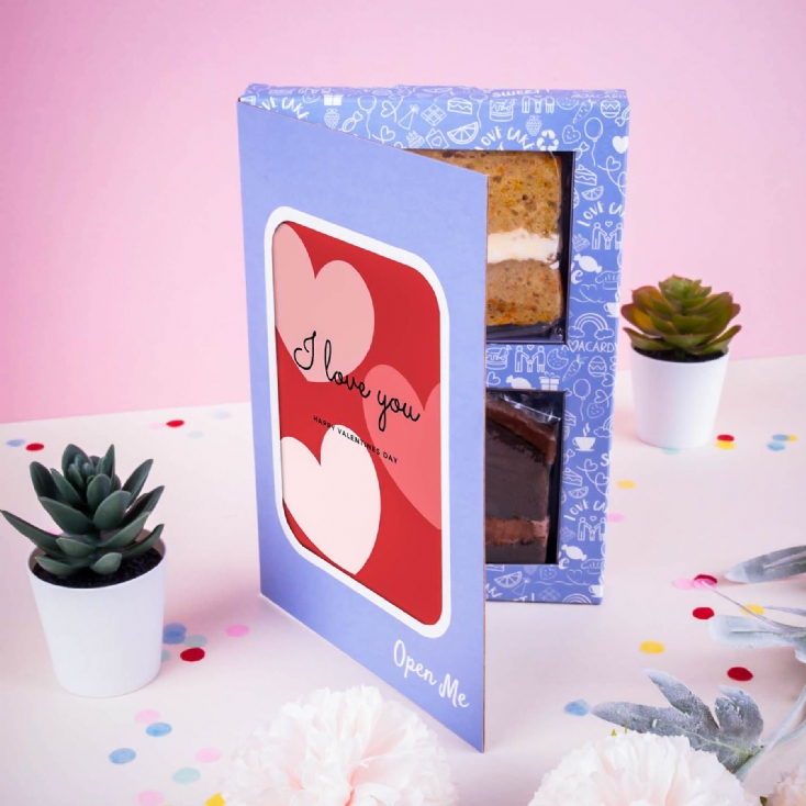 I Love You Happy Valentine's Day Cake in a Card