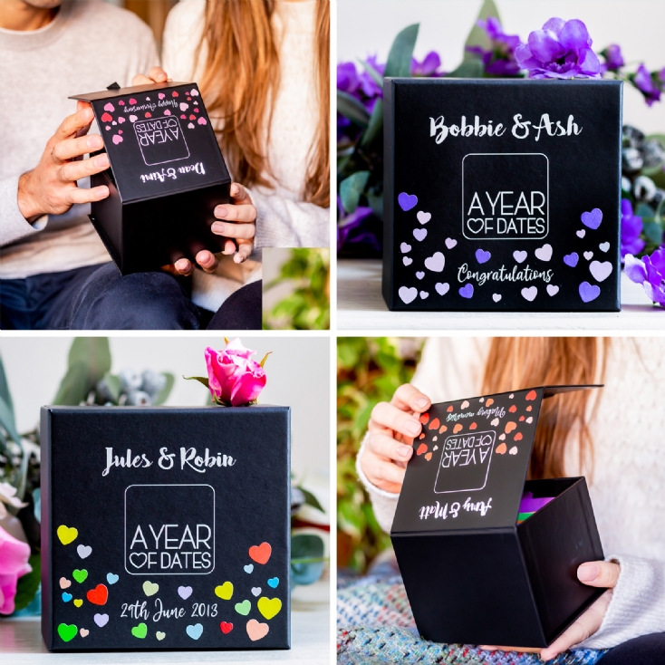 Personalised A Year Of Dates Gift Box Find Me A Gift