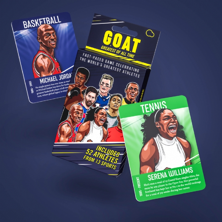 GOAT – The Greatest of All Time Sports Legends Spoons Card Game