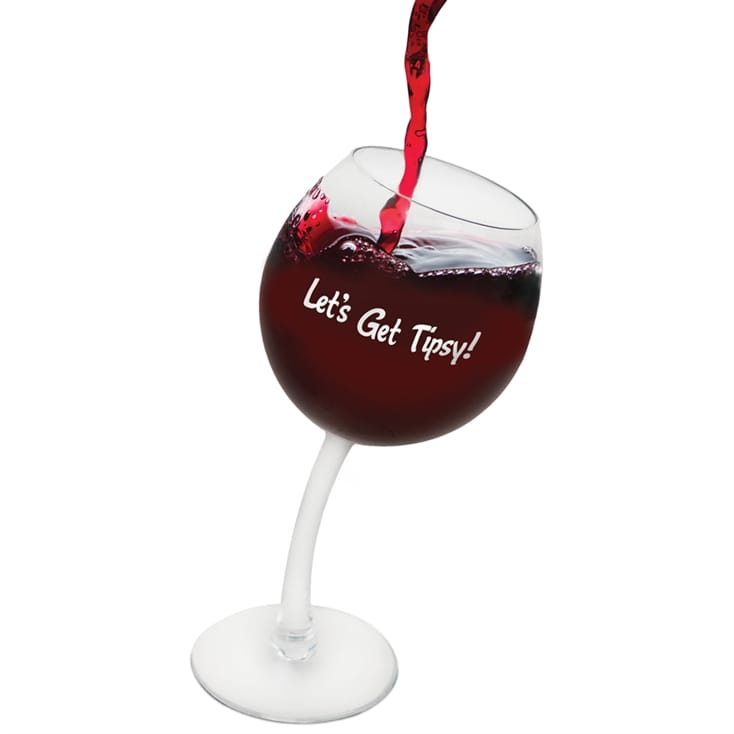 Tipsy Wine Glasses Find Me A Gift