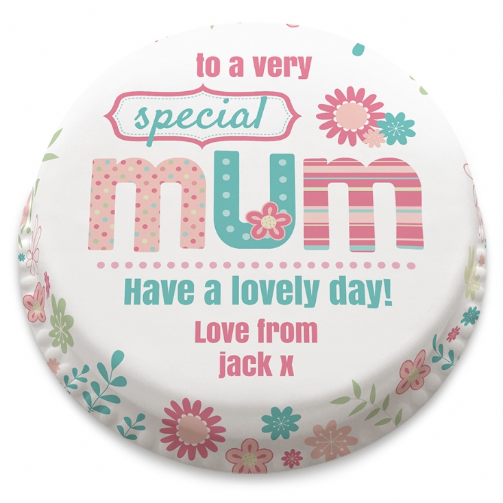Personalised Special Mum Letterbox Cakes