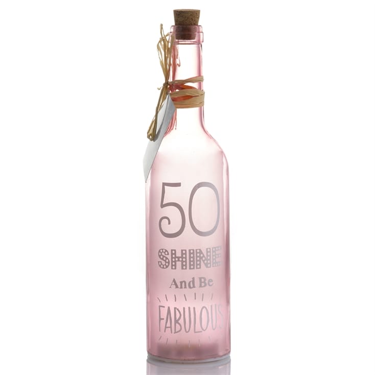 50th Birthday Starlight Bottle