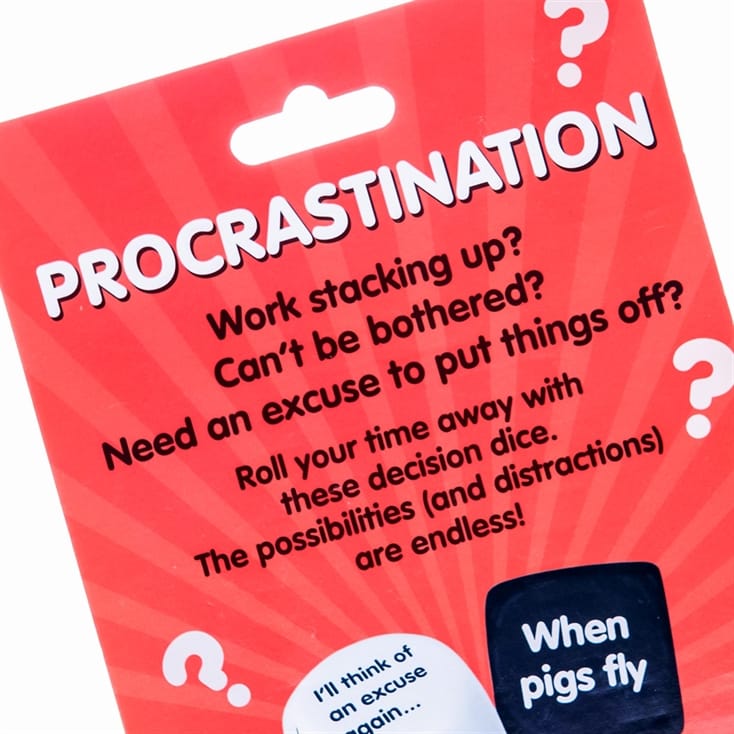 Procrastination Dice
