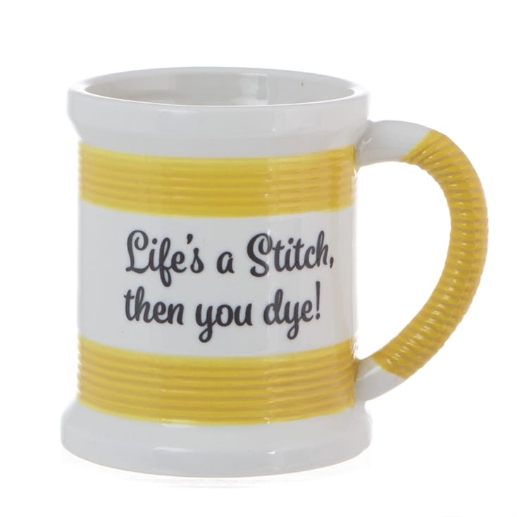 Life's A Stitch Sewing Mug