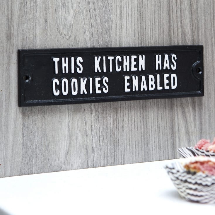 Kitchen Cookies Retro Wall Plaque