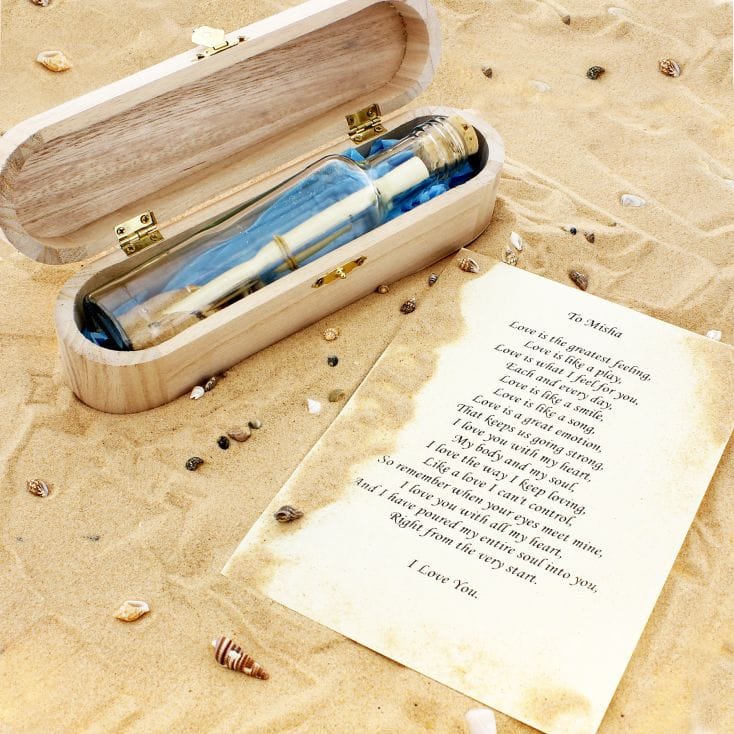 Personalised Message in a Bottle Gift