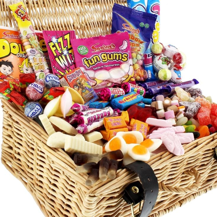 Personalised Retro Sweets Hamper Find Me A Gift
