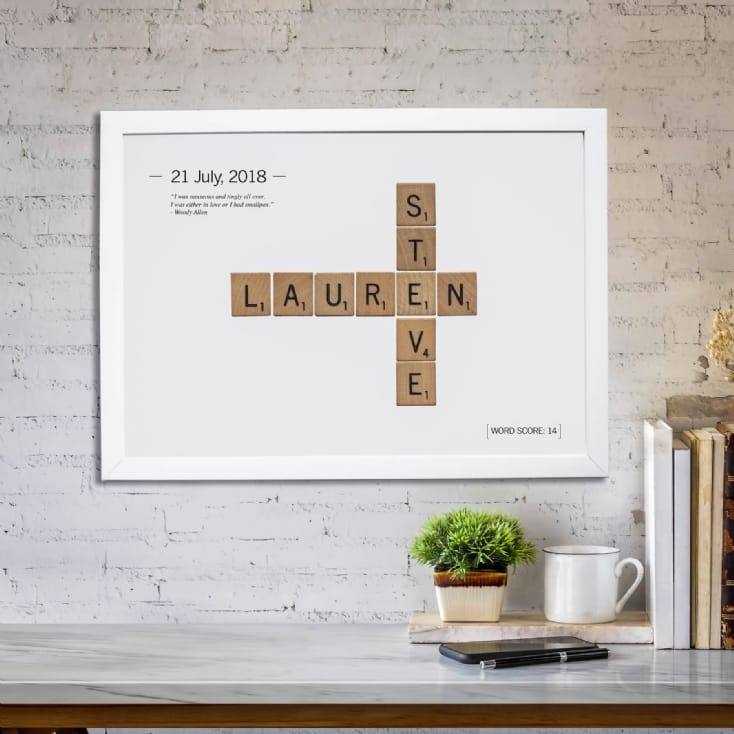 Personalised Love Tiles Poster
