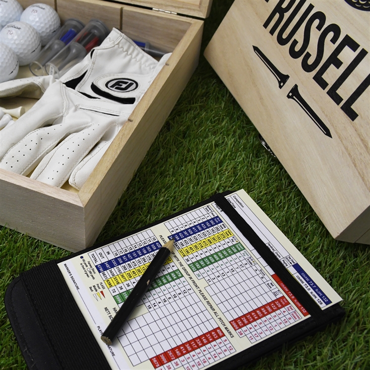 Personalised Golfers Storage Box