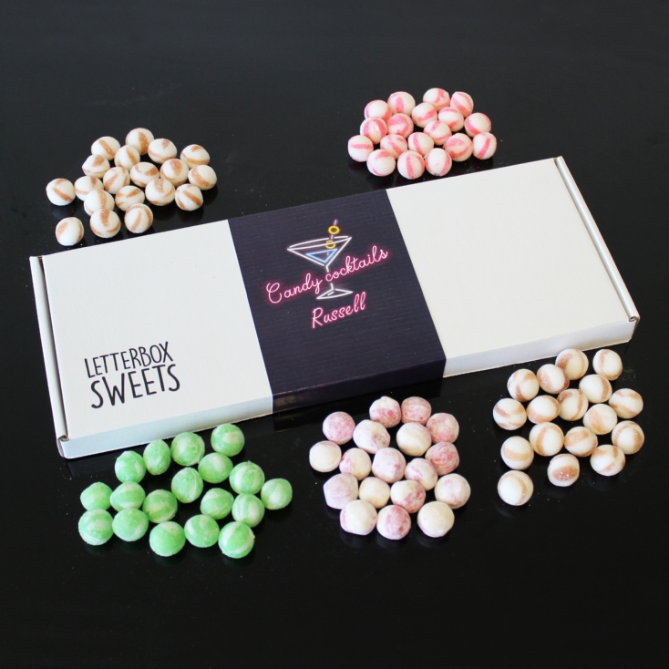 Personalised Candy Cocktails Letterbox Sweets