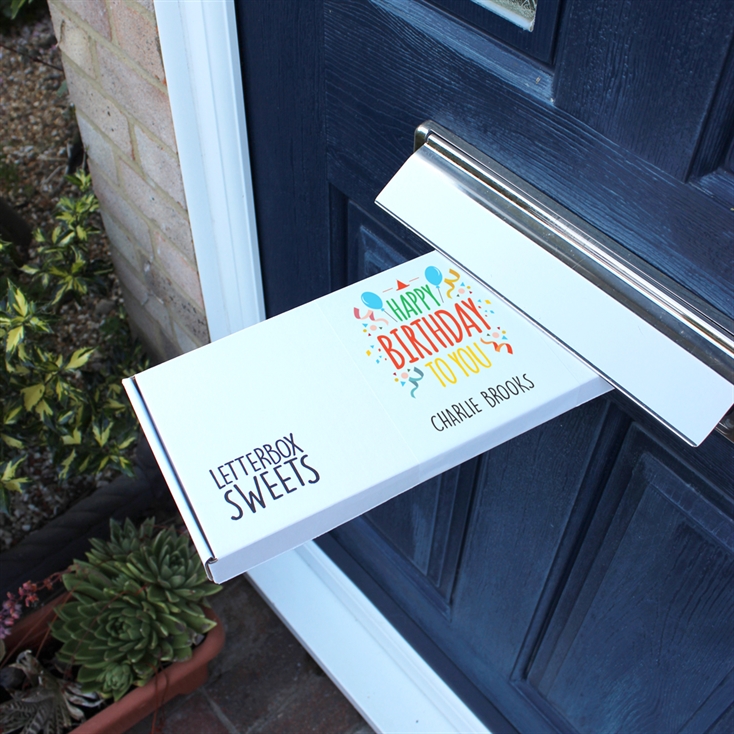 Happy Birthday Personalised Letterbox Sweets