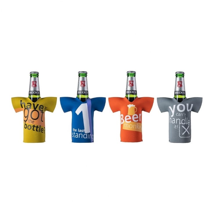 Beer Bottle Coolers Set of 4