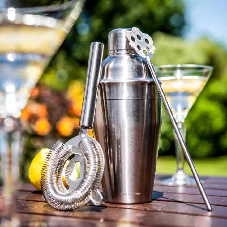 3 Piece Stainless Steel Cocktail Set